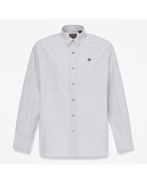 Timberland Lake Warner Striped Oxford Shirt For - White