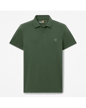 Timberland Millers River Short-Sleeve Stretch Polo For - Green