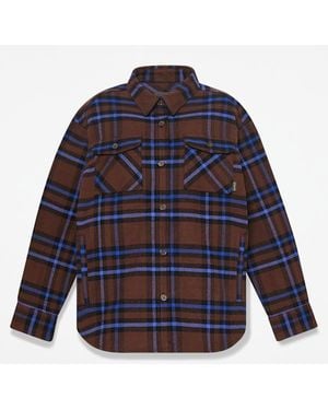 Timberland Plaid Overshirt For - Blue