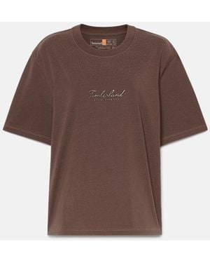 Timberland Lush Comfort Short-Sleeve Tee For - Brown