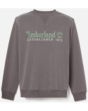 Timberland Established 1973 Crewneck Sweatshirt For - Grey