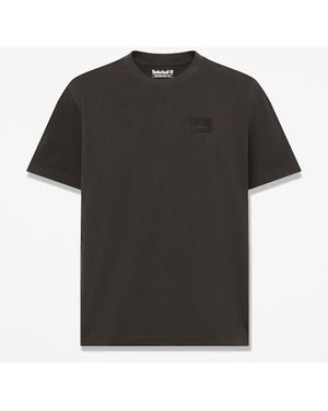 Timberland Silicon Badge Short-Sleeve T-Shirt For - Black