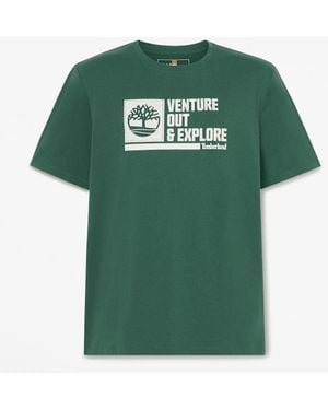 Timberland Venture & Explore Graphic Short-Sleeve T-Shirt For - Green