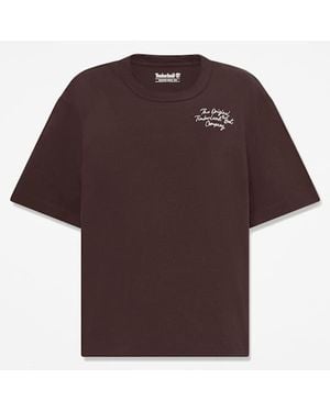 Timberland Elevated Short-Sleeve T-Shirt For - Brown