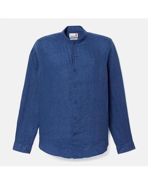 Timberland Mill Brook Linen Shirt For - Blue