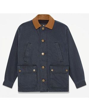 Timberland All Gender Wenham Canvas Field Coat - Blue