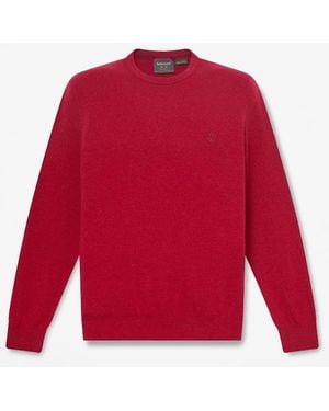 Timberland Cohas Brook Merino Crewneck Jumper For - Red