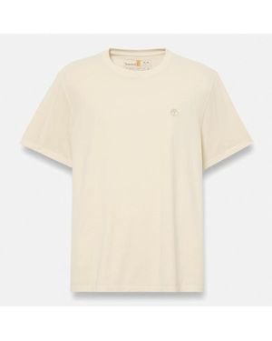 Timberland Dunstan River Garment Dyed Short-Sleeve T-Shirt For - Natural