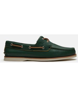 Timberland Lake House Classic 2-Eye Boat Shoe For - Green