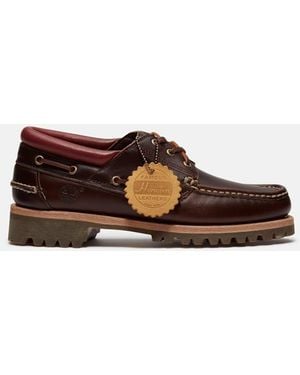 Timberland Authentic 3-Eye Boat Shoe For - Brown