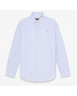Timberland Multi-Stripe Long-Sleeve Shirt For - Blue