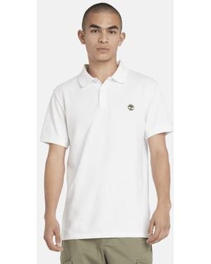 Timberland Oyster River Short-Sleeve Polo For - White