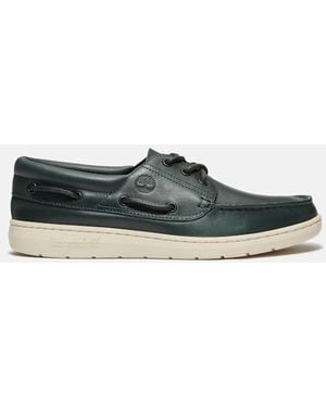 Timberland Portofino Pier Boat Shoe For Men In Dark Green, Man, Green, Size: 5.5
