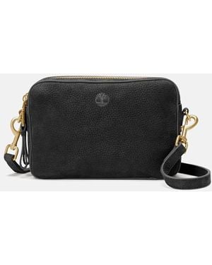 Timberland Soft Leather Camera Bag For - Black