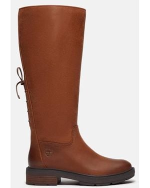 Timberland Brimfield Tall Zip Up Boots - Brown