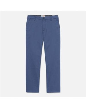 Timberland Claremont Twill Chino Straight Trouser For - Blue