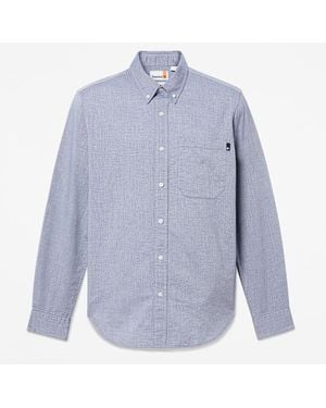 Timberland Gale River Oxford Long-Sleeve Shirt For - Blue