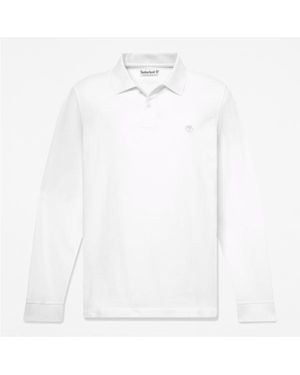 Timberland Oyster River Regular Long-Sleeve Polo For - White