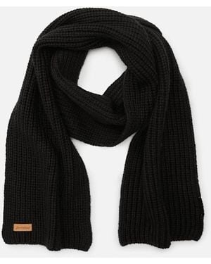 Timberland Chunky Knit Scarf For - Black