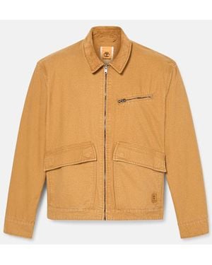 Timberland Strafford Washed Canvas Jacket For - Blue