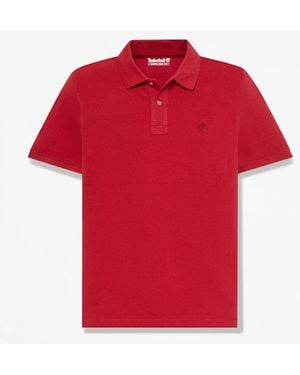 Timberland Millers River Short-Sleeve Polo For - Red