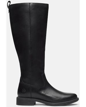 Timberland Verona Square Tall Side Zip Boot For - Black