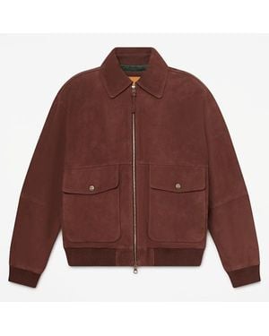 Timberland Leather Bomber For - Purple