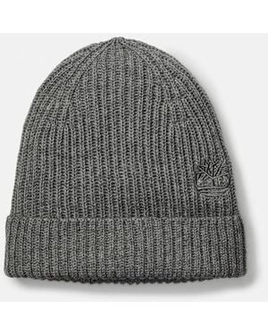 Timberland Wool Blend Beanie - Grey