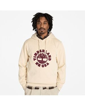 Timberland Holiday Graphic Hoodie For - Natural