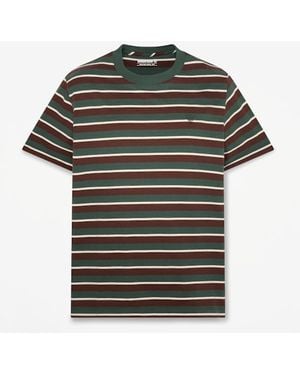 Timberland Stripe Short-Sleeve T-Shirt For - Black