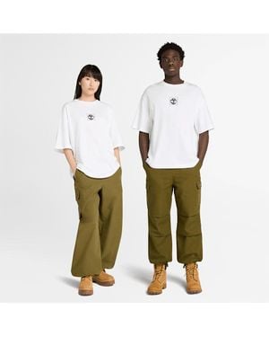 Timberland Building Blocks Short-sleeve Graphic Tee In White, White, Size: L