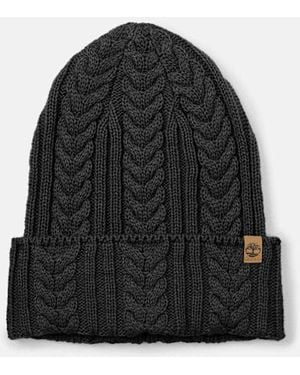 Timberland Cable Beanie For - Black