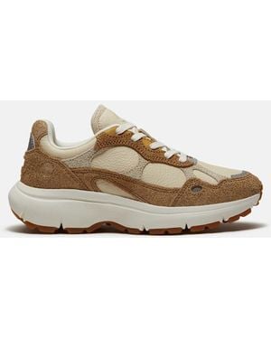 Timberland Hazel Lane Trainer For Women In Light Beige, Woman, Beige, Size: 3.5 - Natural
