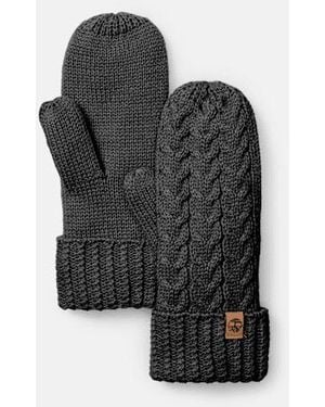 Timberland Cable Mitten For - Black