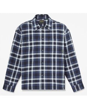 Timberland Check Heavy Flannel Shirt For - Blue
