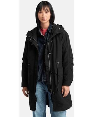 Timberland Light Insulated 2-in-1 City Parka For Women In Black, Woman, Black, Size: L