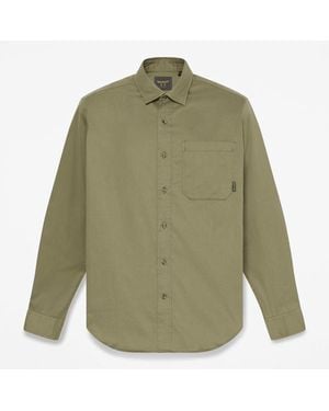 Timberland Twill Long-Sleeve Shirt For - Green