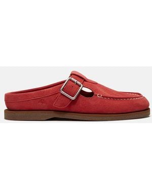 Timberland Classic Boat Mule For - Red