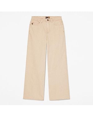 Timberland Denim Wide Leg Trouser For - Natural