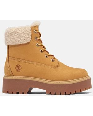 Timberland Stone Street Platform Warm-Lined Waterproof Boot For - Brown