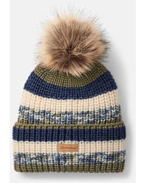 Timberland Chunky Knit Pom Beanie For - Green