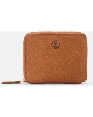 Timberland Tuckerman Zip Wallet With Coin Pocket - Brown