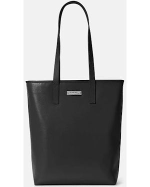 Timberland Leather Tote Bag - Black