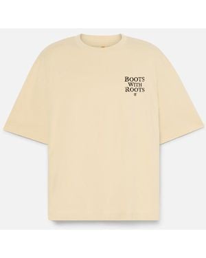 Timberland All Gender "Timbs On My Feet" Short-Sleeve T-Shirt - Natural