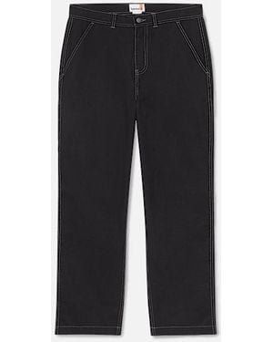 Timberland All Gender Washed Duck Canvas Carpenter Trouser - Black
