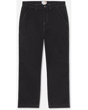Timberland All Gender Washed Duck Canvas Carpenter Trouser - Black