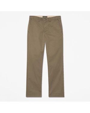Timberland Claremont Straight Twill Chino Trouser For - Natural