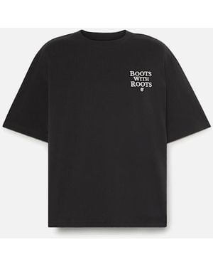 Timberland All Gender "Timbs On My Feet" Short-Sleeve T-Shirt - Black