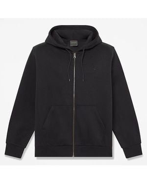 Timberland Oyster River Chest Logo Zip Hoodie For - Black