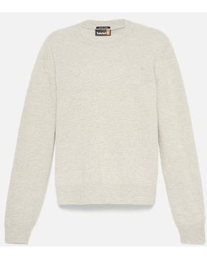 Timberland Merino Crewneck Jumper For - White